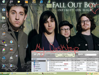 My NEW Fall Out Boy Desktop