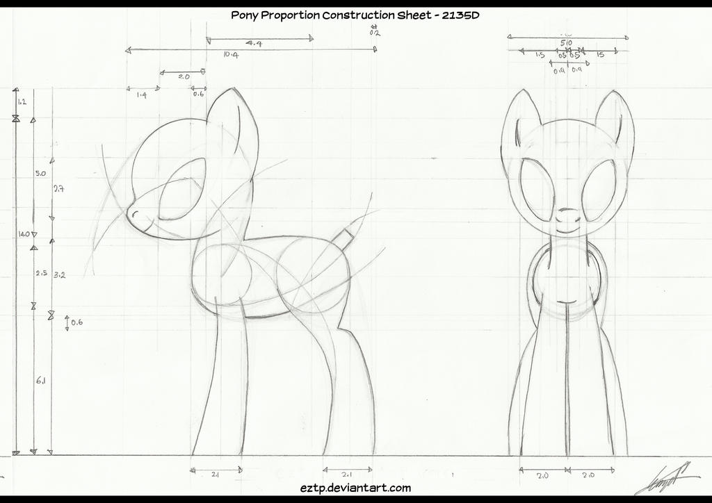 Pony Proportion Construction Sheet