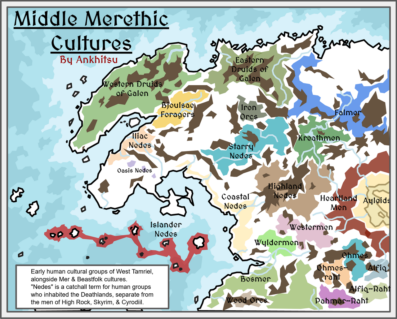 West Tamriel Maps - The Middle Merethic by Ankhitsu on DeviantArt
