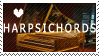 Harpsichord Stamp by ItsBlackorWhite