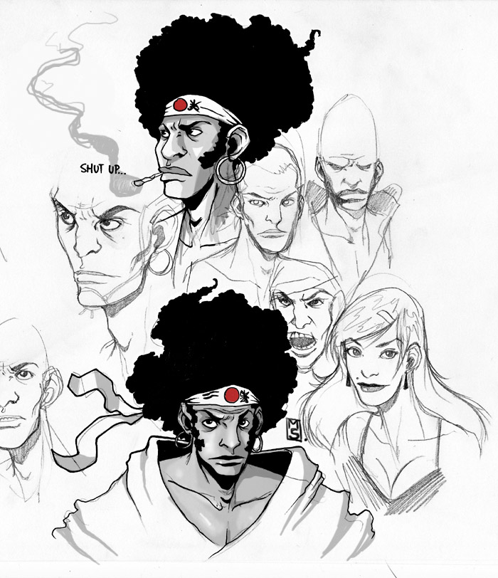 Afro Samurai by JefferyWootenJr on DeviantArt