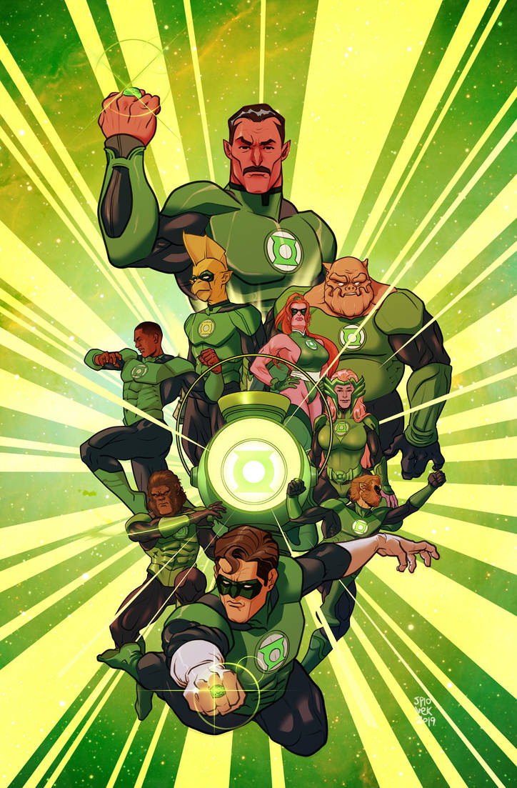 Green Lantern CORPS by Mikolajj on DeviantArt