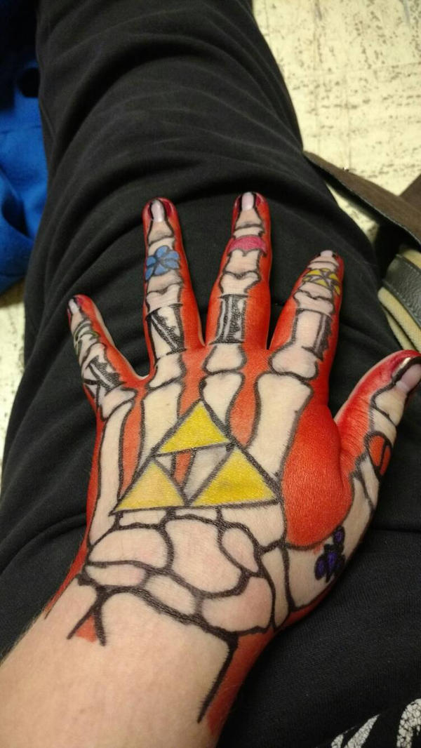 Zelda Permanent Marker Tattoo by SuperCrazyZeldaFreak on DeviantArt