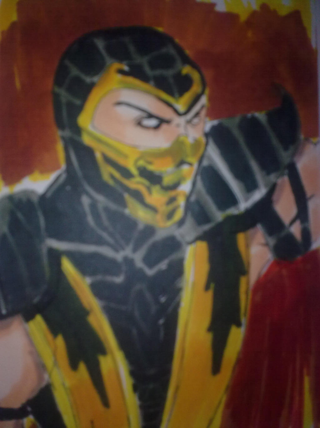 Scorpion Copic Marker Quick Sketch