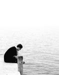Boy At the Dock by RainingBlackStars