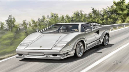 1989 Lamborghini Countach 25th Anniversary 