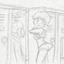 Daisy in the Locker Room :Sketch: