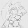 Shantae: Half-Genie Bust Card :Sketch: