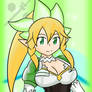 Leafa: Fairy Bust Card