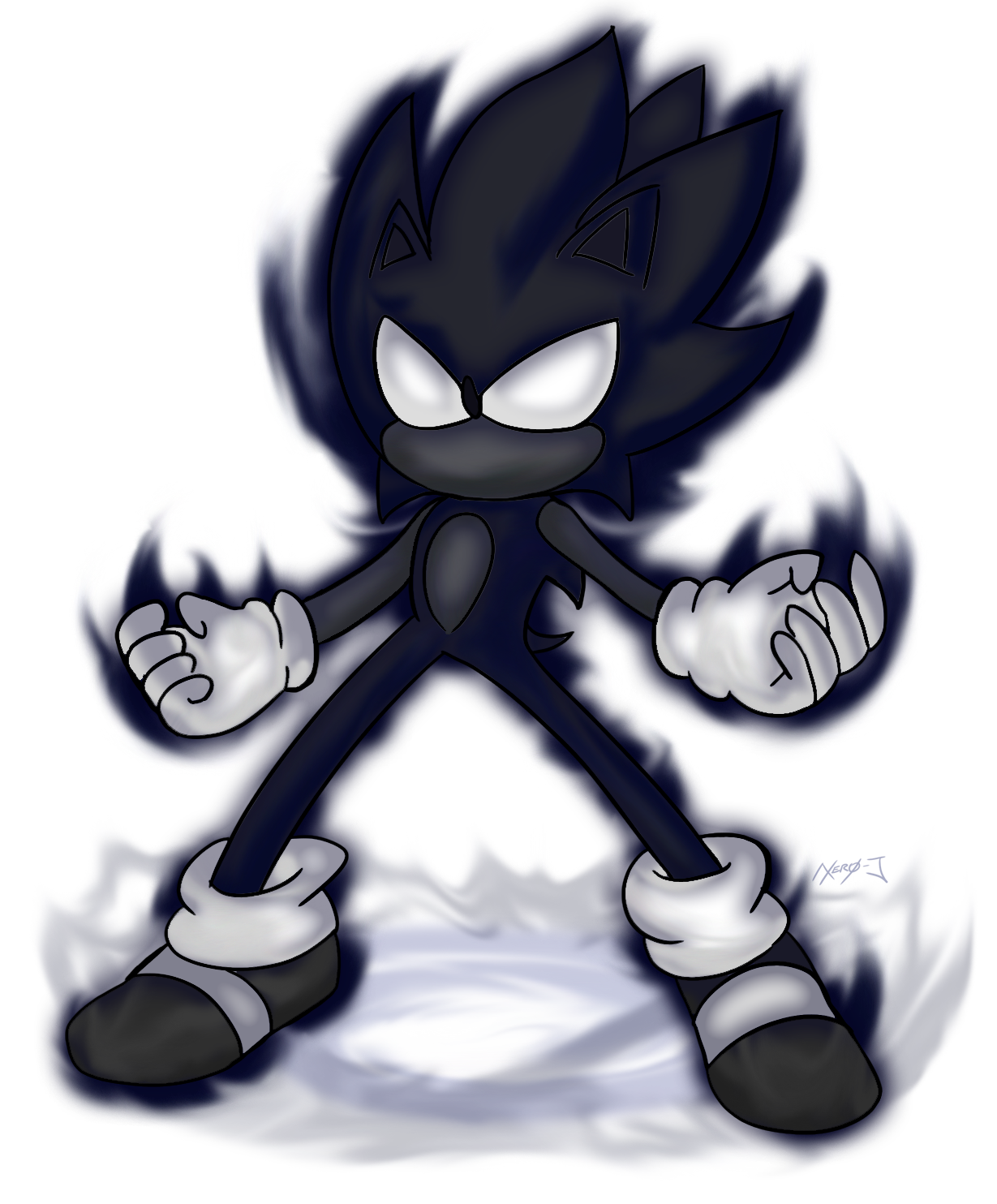 Dark Sonic (Sonic X) by AuroraRose45 on DeviantArt