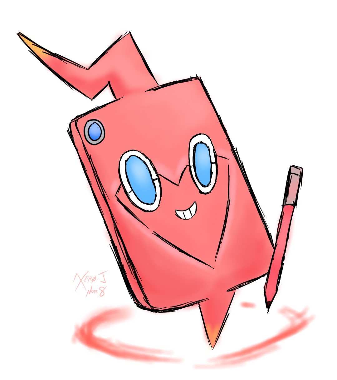 Pink Rotom Rotom Phone: Ro-Pink Model ~Commission~ by Xero-J on DeviantArt