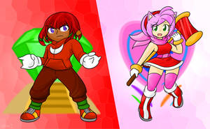 Knuckles and Amelia: Gijinka Gaiden