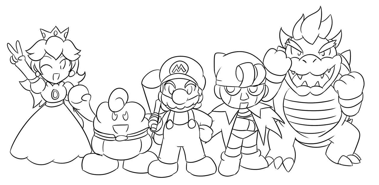 Mario Rpg Coloring Pages