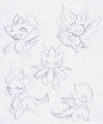 Mini Dragon Squad :Sketch: