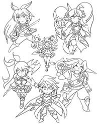 Gala Dragalia :Lineart: