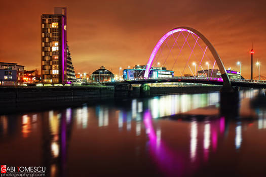 glasgow night view