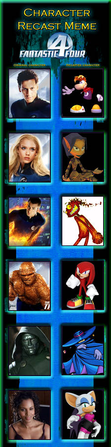 Fantastic Four Recast Meme Part 39