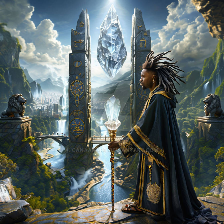 Wizard Magic Crystal Magic Crystal Wizard by canaanart on DeviantArt