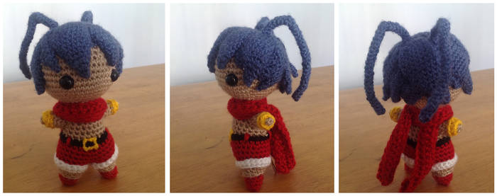 Disgaea inspired amigurumi - Laharl