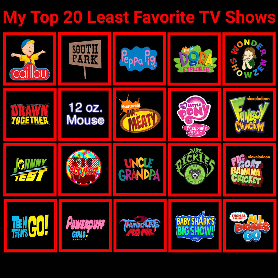 My Top 10 Most Hated Shows Youtube - Vrogue