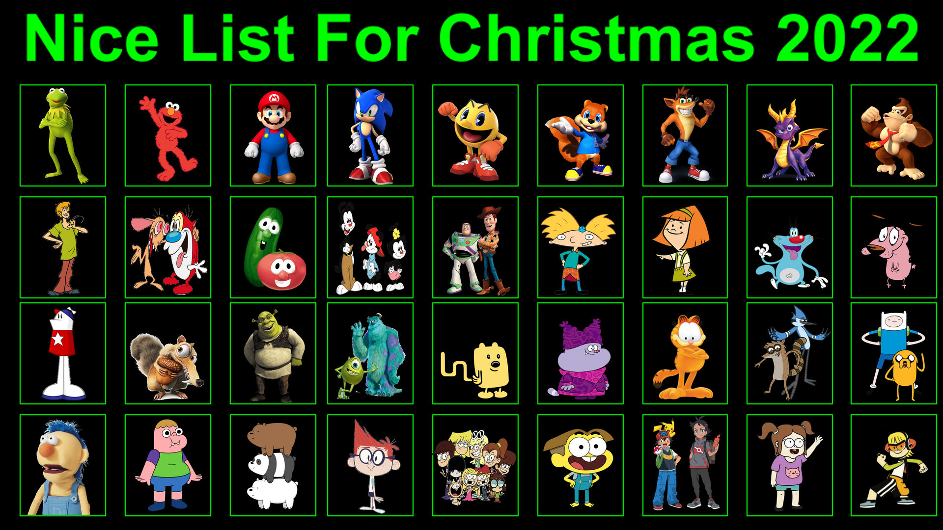 My Nice List for Christmas 2022 Part 2 by PeytonAuz1999 on DeviantArt