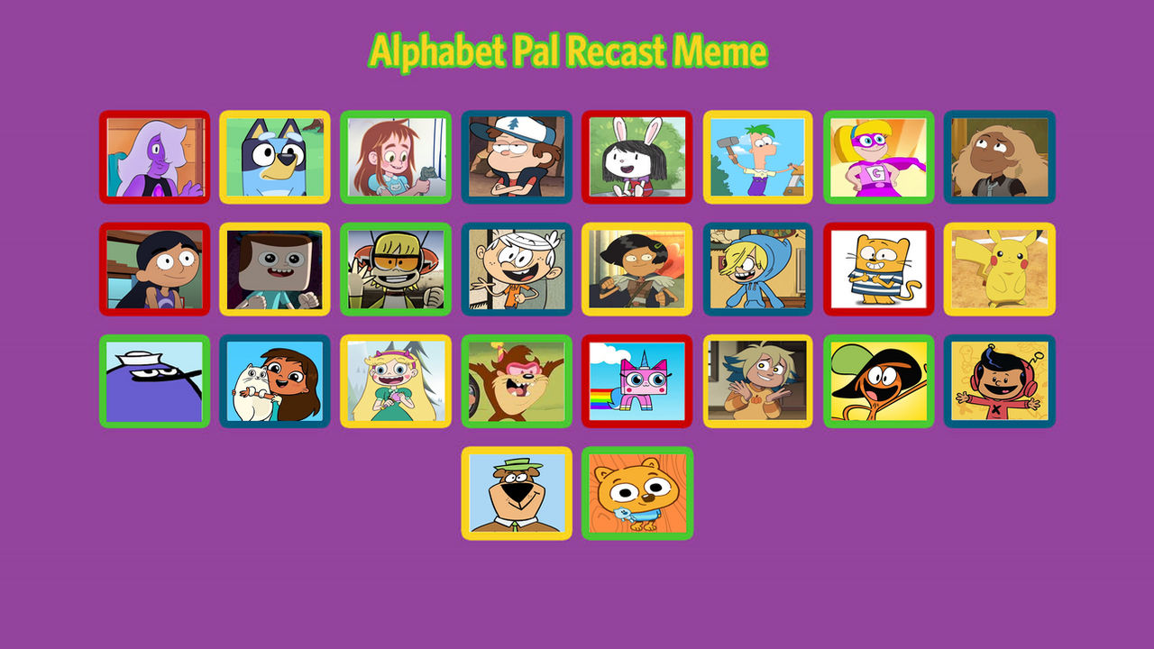 my alphabet lore cast meme remake by pontuo on DeviantArt