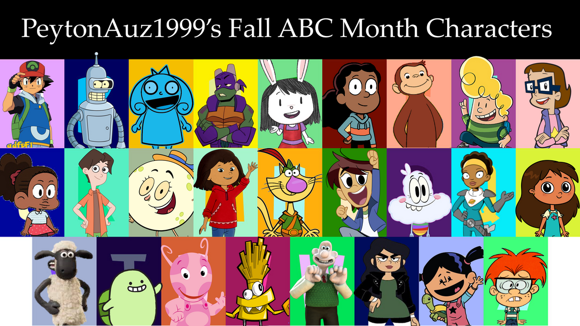 Abc Month Characters. Deviantart My Fall ABC Month Characters by PeytonAuz1999 on DeviantArt