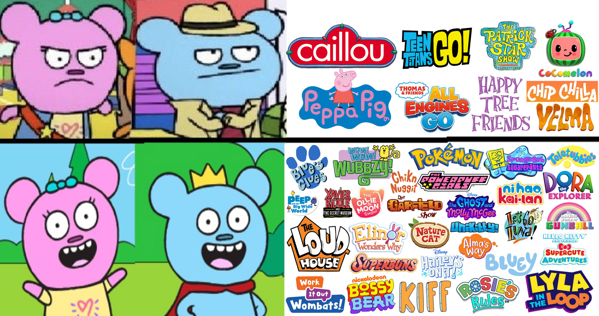 Bossy and Bissy Prefer Good shows Over Bad Shows by PeytonAuz1999 on ...