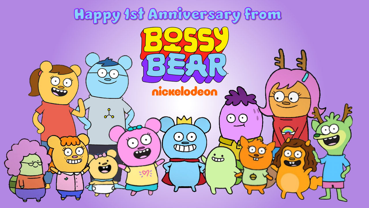Happy 1st Anniversary from Bossy Bear by PeytonAuz1999 on DeviantArt