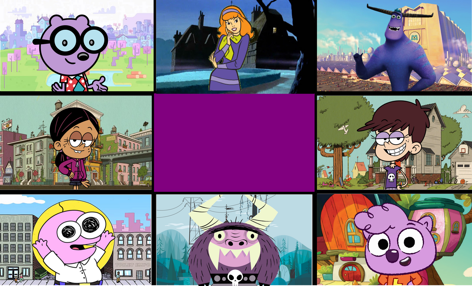 Purple Character Examples My Favorite Purple Characters by PeytonAuz1999 on DeviantArt