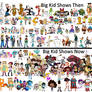 Big Kid Shows Then and Now (UPDATED)