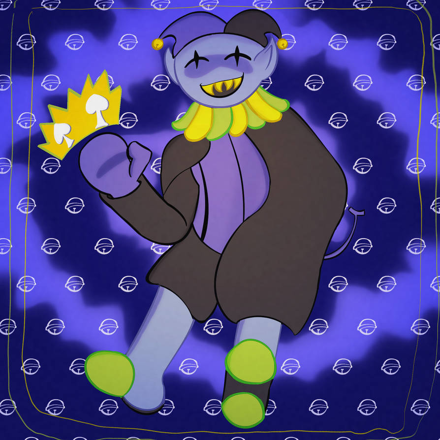 jevil because i somehow havent drawn him yet by spatterats on DeviantArt