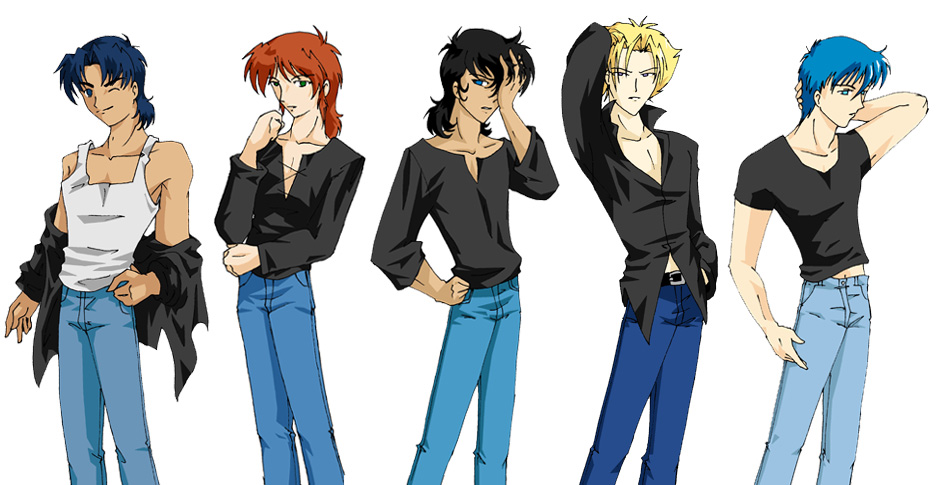 Ronin Warriors in Black