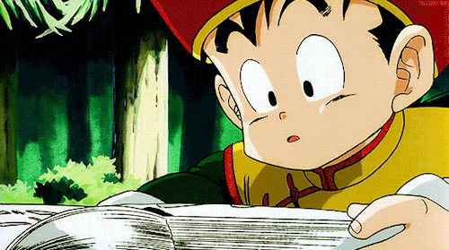 Gohan Writing Gohan Reading a book (DBZ) by RyryTheHTFfan on DeviantArt