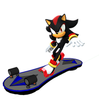 Shadow on Hoverboard 