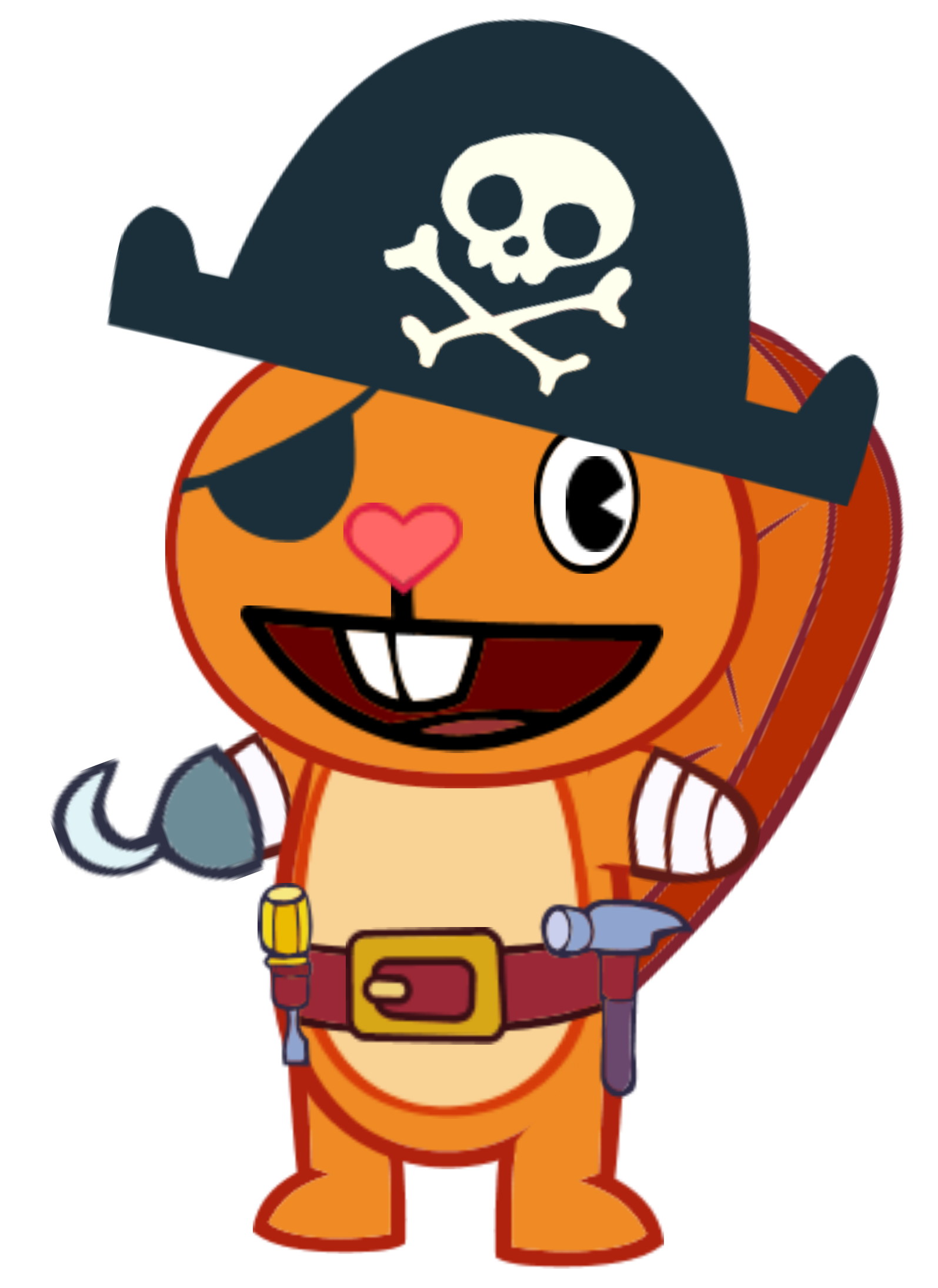 Handy the Pirate Beaver! (HTF) by RyryTheHTFfan on DeviantArt