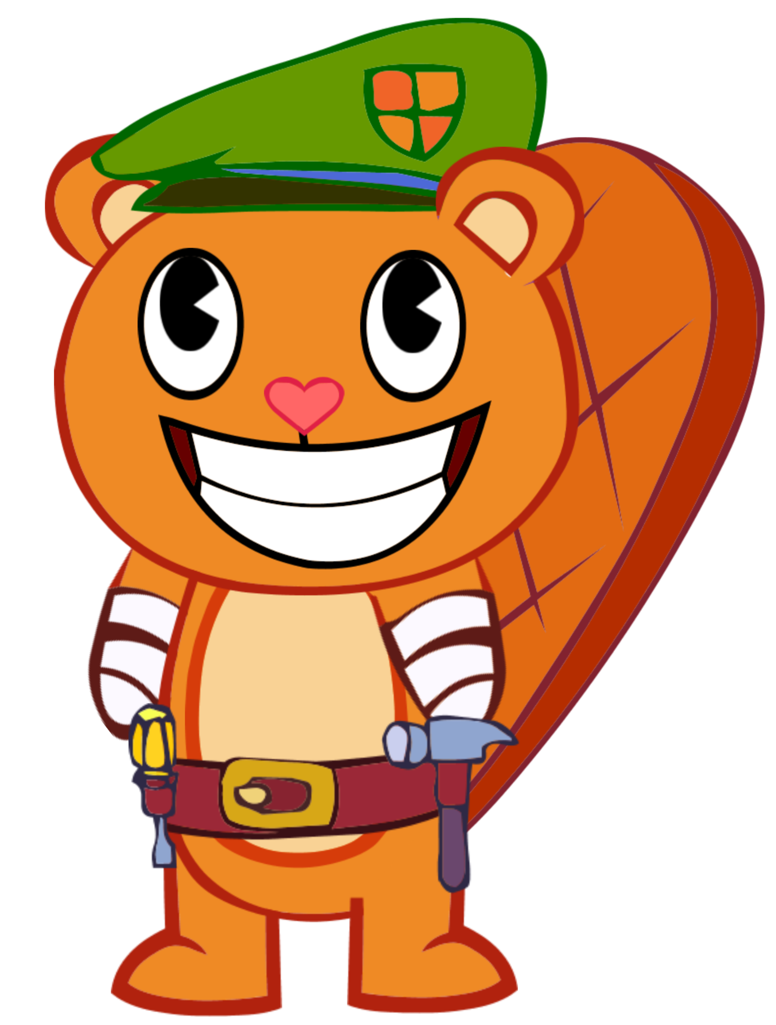 Handy with Flippy's Hat (HTF) by RyryTheHTFfan on DeviantArt