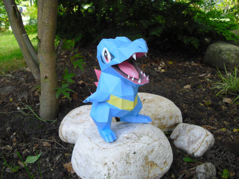 Totodile papercraft