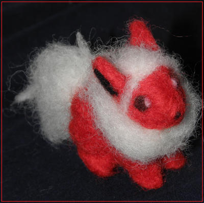 Needle felted Fatty Flareon