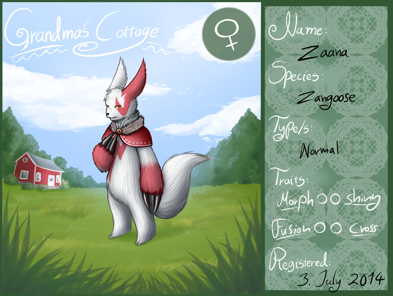 PN: Zaana the Zangoose *100*