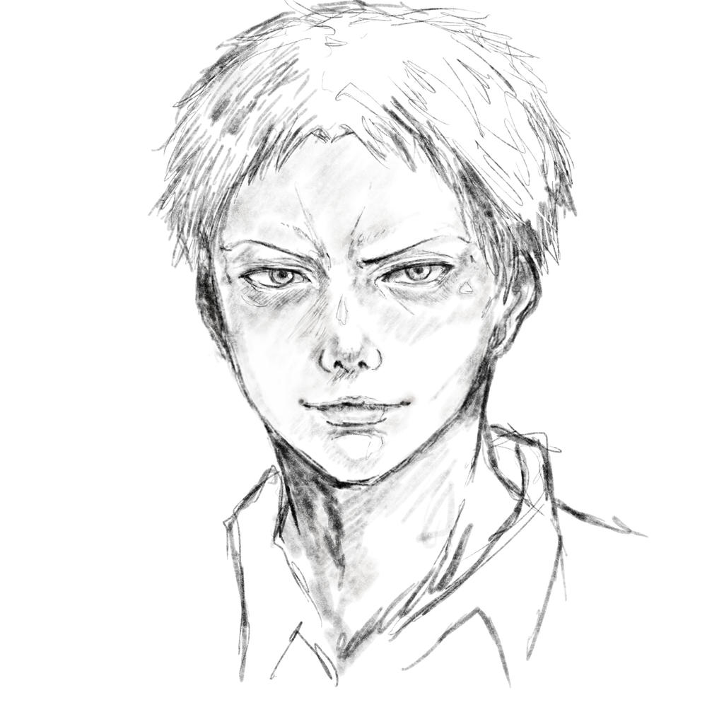 Reiner sketch by horoharo on DeviantArt