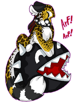 Chain Chomp and Chibi Cheetah