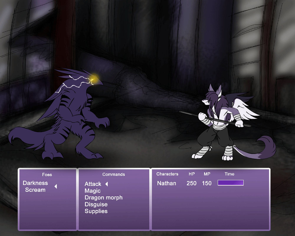 Rpg Combat Screen RPG Battle Screen Practice by AkuOreo on DeviantArt