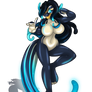 Blue Tailed Skink Anthro Slime girl