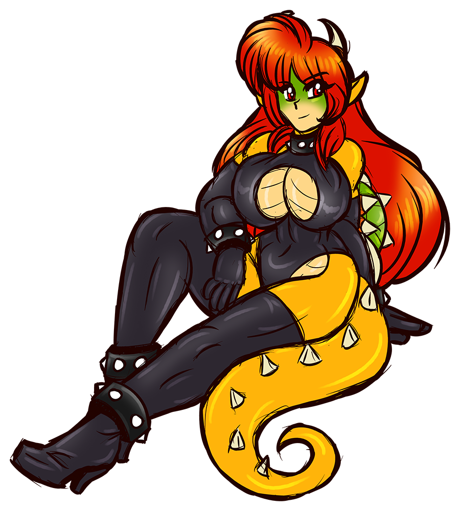 Bowser Ally Colored Sketch by AkuOreo