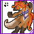 Fox anthro icon