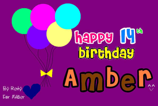 Happy BDAY Amby