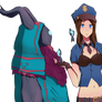 League  Of Legends Bard And Caitlyn