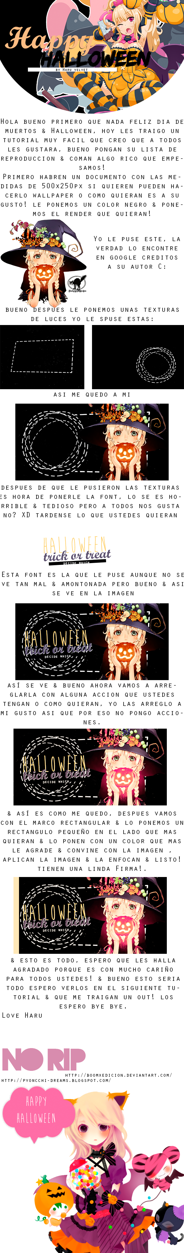 Tutorial Happy Halloween