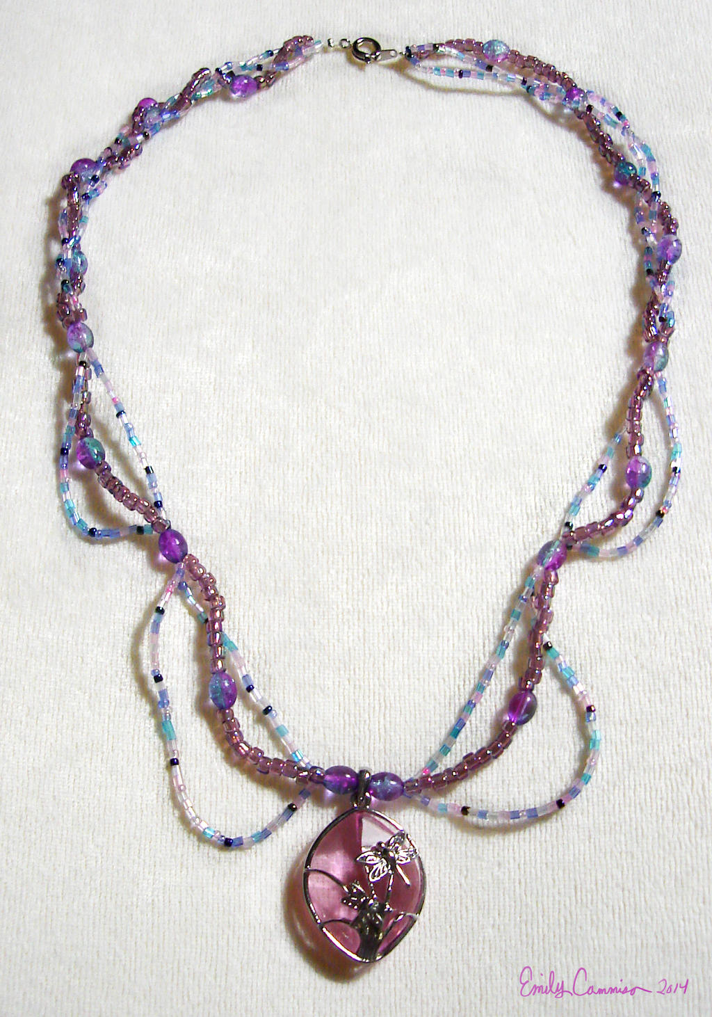 Spring of the Fireflies Necklace by EmilyCammisa